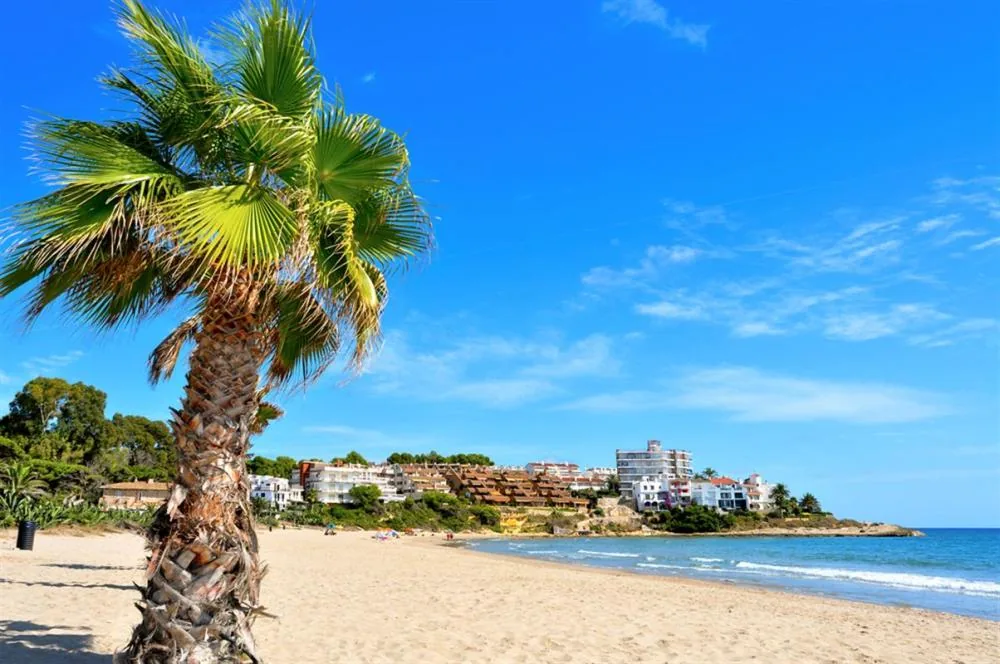Beach and coastal town in Spain